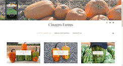 Desktop Screenshot of cinagro-farms.com